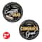 Beistle 2" Black & Gold Congrats Grad Buttons, 6ct.